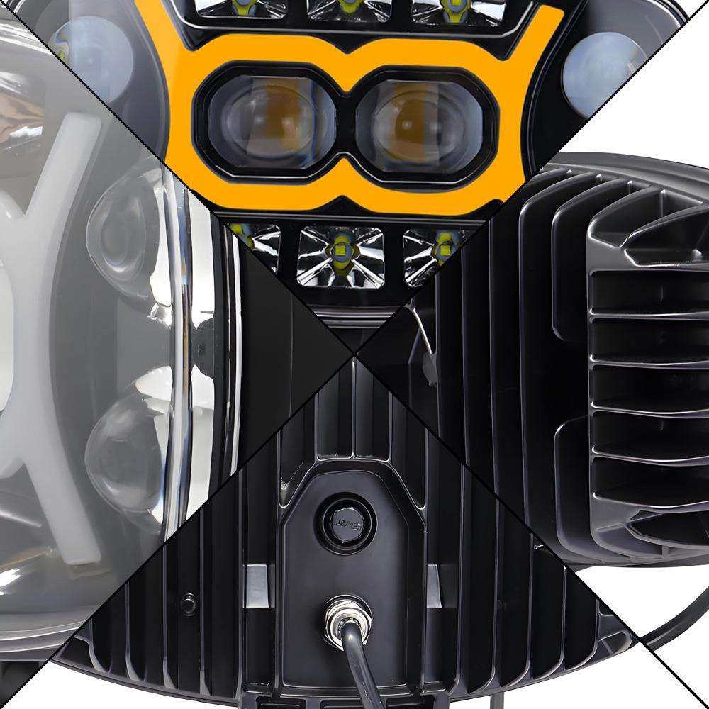 卡车前照射灯跨境供应汽车LED货车检修灯12-36V越野车顶灯前照灯,淘宝优惠券,粉丝福利购,淘宝优惠卷