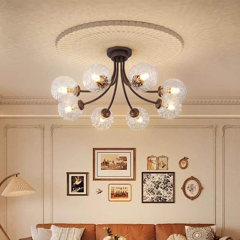 客厅吊灯中古vintage大厅主灯法式2024年新款美式复古高级吸顶灯,淘宝优惠券,粉丝福利购,淘宝优惠卷