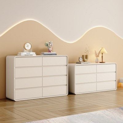 现代简约五斗柜靠墙柜家用客厅法式奶油风收纳柜储物柜网红八斗柜,淘宝优惠券,粉丝福利购,淘宝优惠卷