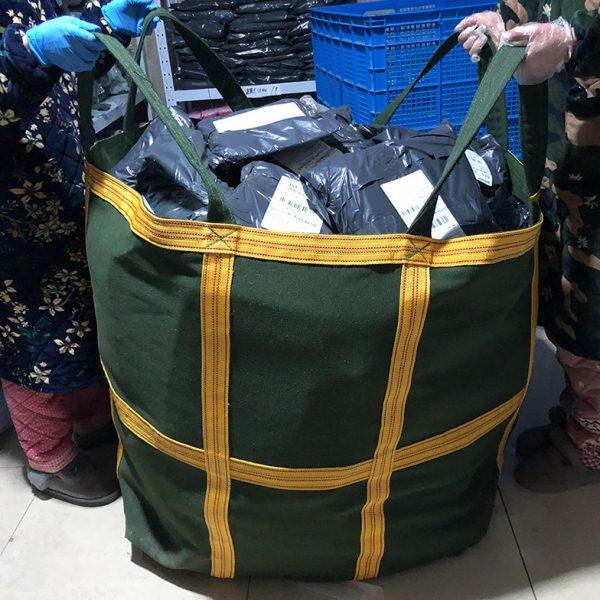 奕澜帆布吨袋 1吨包袋 加厚软托盘太空袋沙子水泥2吨吊袋航吊叉车,淘宝优惠券,粉丝福利购,淘宝优惠卷