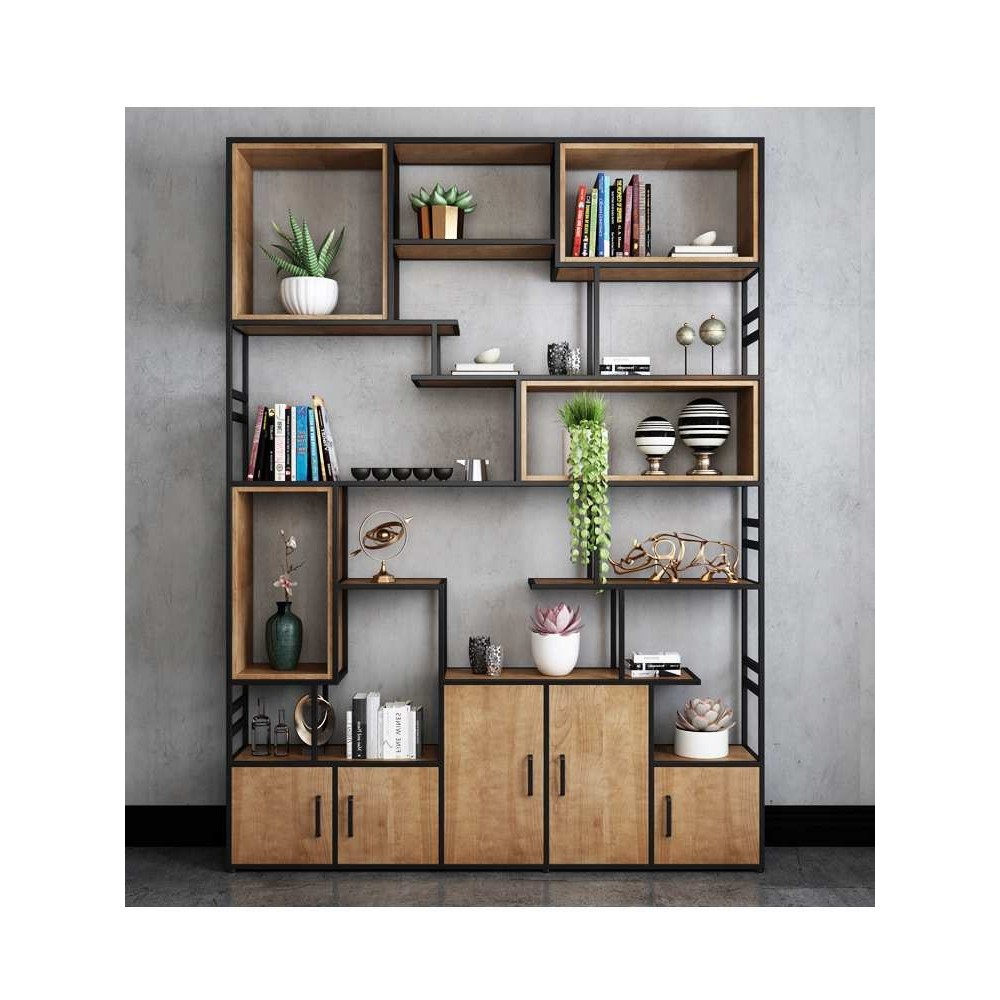 铁艺置物架展示架书隔断柜办公室落地玄关储物家具房装饰展示书架,淘宝优惠券,粉丝福利购,淘宝优惠卷