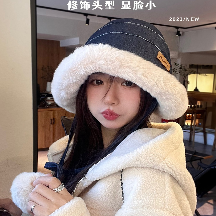 2025新款花边冰丝空顶帽UPF50+大檐防晒防紫外线太阳帽子女显脸小 - 图3