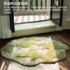 Daisies all over the floor pure handmade art style living room bedroom personalized pastoral style carpet high-end light luxury balcony bay window mat