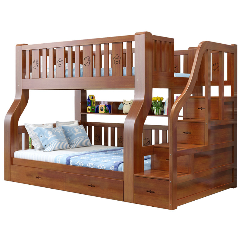 全实木上下床双层床子母床两层上下铺木床成年双人床高低床儿童床,淘宝优惠券,粉丝福利购,淘宝优惠卷