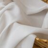 Free punching and pasting track white gauze self-adhesive wardrobe curtain short curtain half curtain bay window balcony dustproof customization