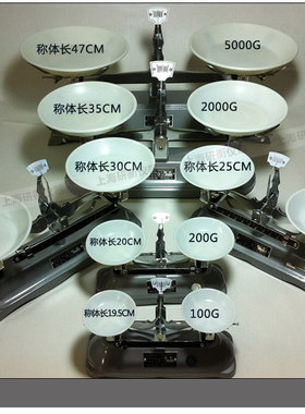 马头JYT托盘天平秤教具学生架盘天平机械称100g200g500g2kg5kg包