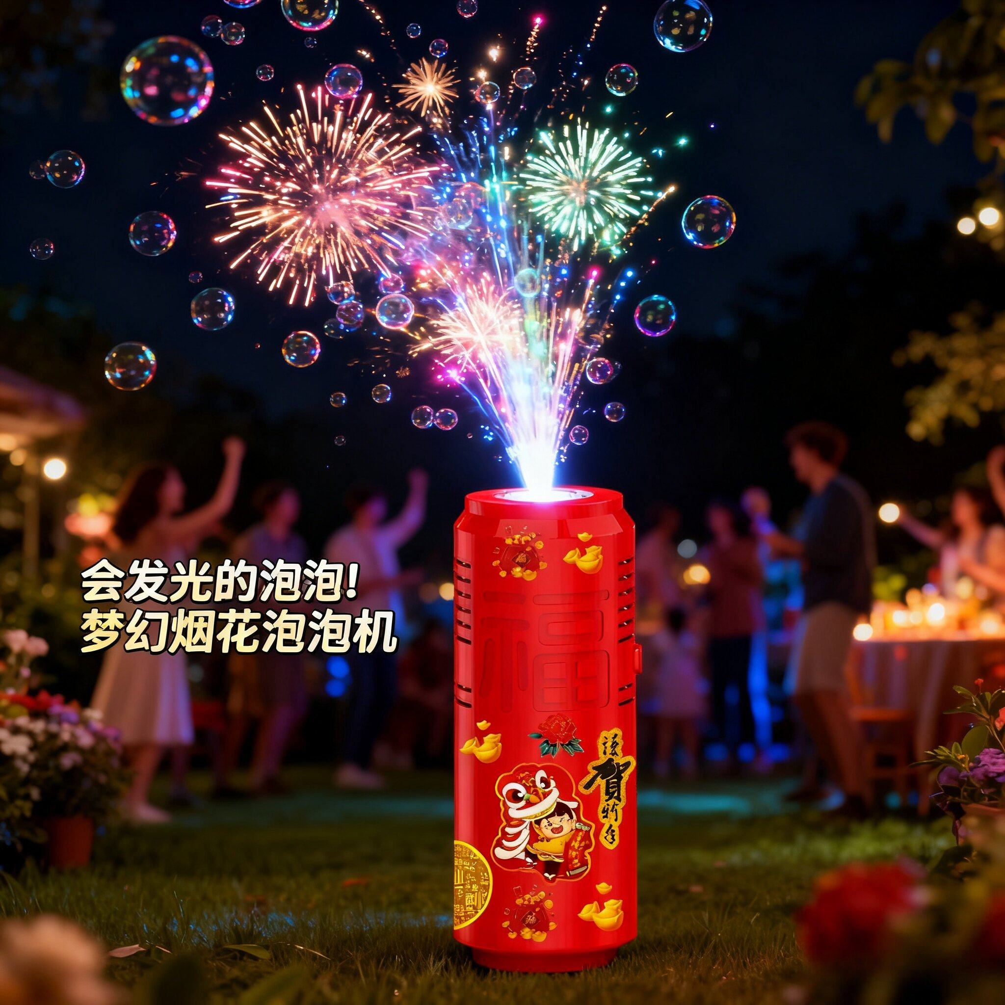 【下单立减50】新年烟花泡泡机儿童全自动带灯光婚礼礼花吹泡泡JH,淘宝优惠券,粉丝福利购,淘宝优惠卷