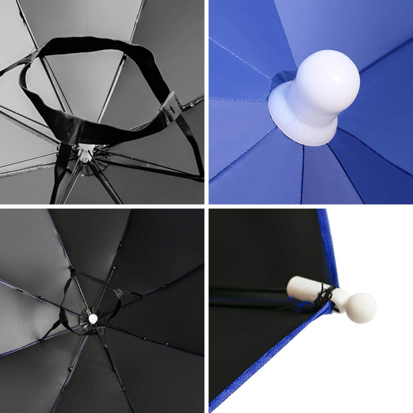 大量户外头戴式雨伞儿童成人太阳伞防晒防风防雨折叠帽伞,淘宝优惠券,粉丝福利购,淘宝优惠卷