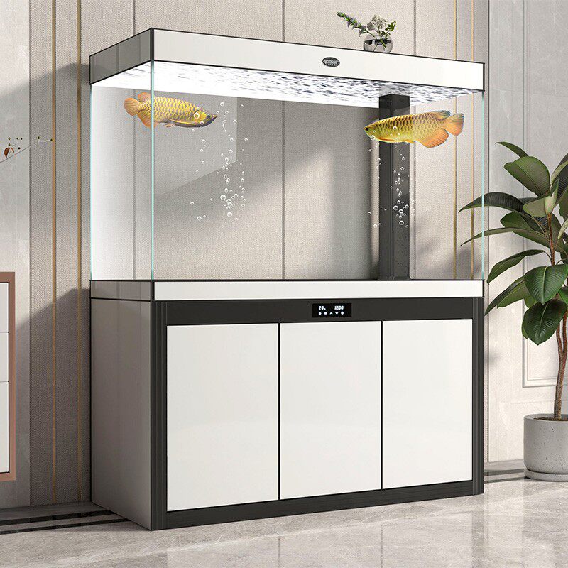 汉霸超白玻璃鱼缸客厅大型落地家用玄关生态缸屏风金鱼缸龙鱼缸,淘宝优惠券,粉丝福利购,淘宝优惠卷