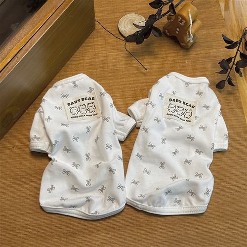 YH 德文猫无毛猫日式家居服睡衣 婴儿棉柔小蝴蝶结冬季新款 - 图2