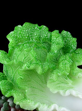 百财聚来白菜工艺品摆件家居客厅多宝阁收银台公司送店铺开业礼品