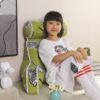 Children's bedside pillow, reading bed, waist protector and neck protector, round pillow, bay window sofa, large back cushion, student dormitory backrest