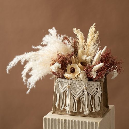 仿真花卧室客厅摆设高级耐看装饰大气氛围感干花仿生高品质假花 - 图3