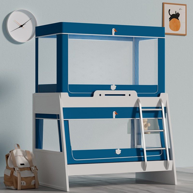 2024年新款子母床梯形上下铺家用上下床1.5m上下床蚊帐高低儿童床,淘宝优惠券,粉丝福利购,淘宝优惠卷
