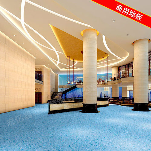 PVC塑胶地板革地胶贴地垫加厚耐磨医院学校商用办公水泥地直接铺 - 图1