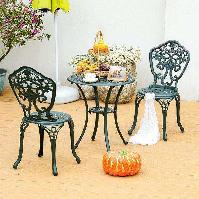 户外铸铝桌椅阳台露天庭院休闲家具景区花园别墅商业街外摆餐桌椅,淘宝优惠券,粉丝福利购,淘宝优惠卷