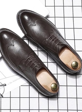 样板房衣帽间男士皮鞋衣柜陈列摆件道具软装饰品商务英伦复古风男