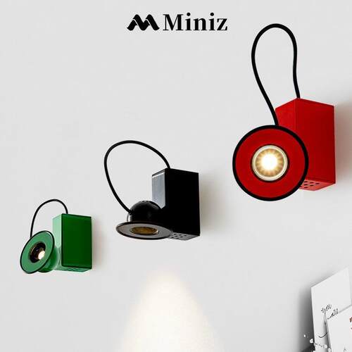 意大利Minibo设计师创意磁吸床头过道楼梯复古壁灯书台客厅小壁灯 - 图2