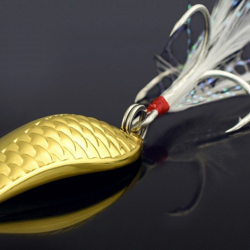 巨洋新款影鳄路亚亮片超远投鱼形勺子假饵鲈鱼狗鱼羽毛钩,淘宝优惠券,粉丝福利购,淘宝优惠卷