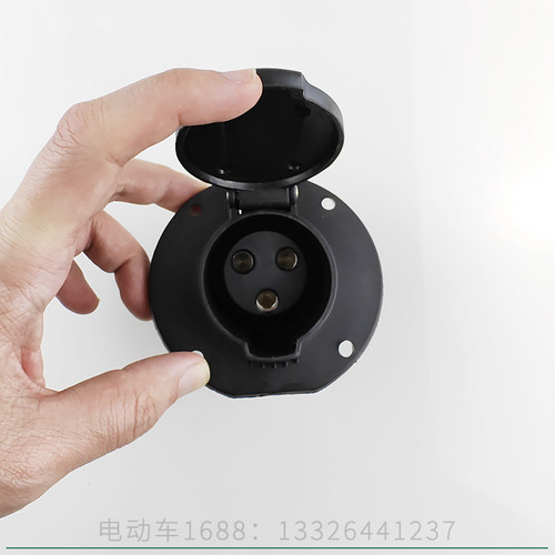 苏州益高观光车充电头插座公母头 巡逻车载充电器插头插座配件 - 图2