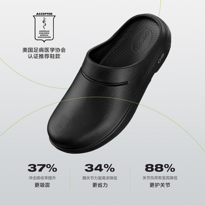 OOFOS官方正品减震穆勒鞋包头拖一脚蹬