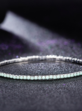 时尚彩色水晶多层叠戴百搭女手链