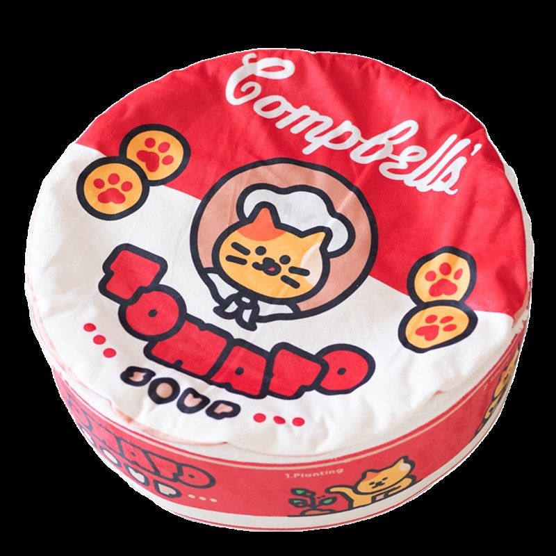 芝小麻复古番茄罐头猫窝四季通用猫床狗窝猫屋宠物窝宠物床猫咪窝,淘宝优惠券,粉丝福利购,淘宝优惠卷