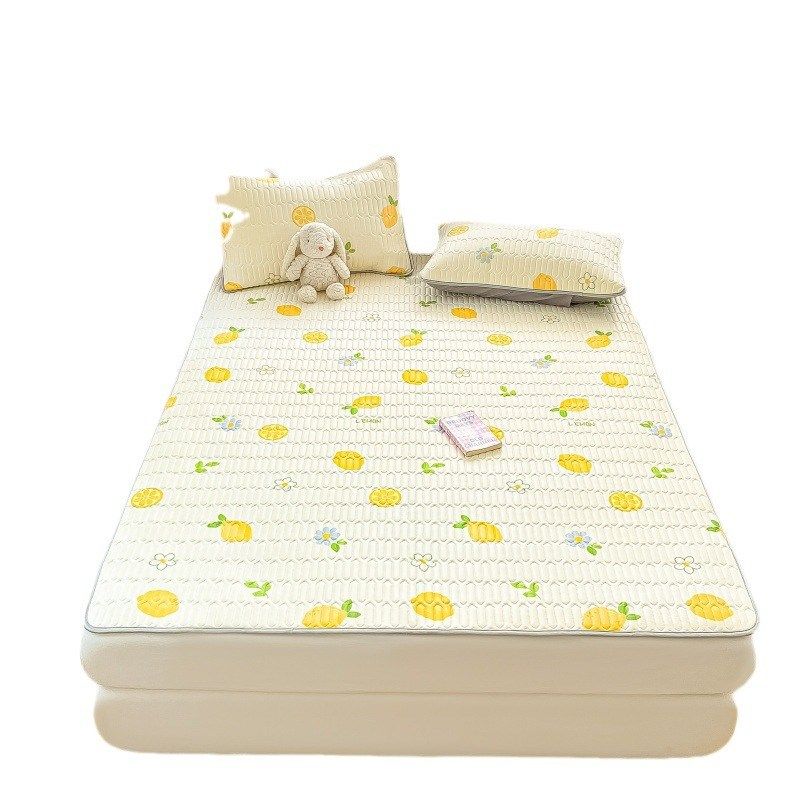 韩版少女心乳胶薄床垫夏天可水洗床褥学生凉席卡通单人1.2m冰丝席,淘宝优惠券,粉丝福利购,淘宝优惠卷