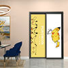 Elevator glass door sticker entire entry door renovation door sticker self-adhesive wardrobe door all-inclusive custom cartoon to cover up ugliness