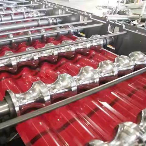 琉璃瓦屋面板制作机金属瓦制作机钢踏步瓦屋面板辊压成型机,淘宝优惠券,粉丝福利购,淘宝优惠卷