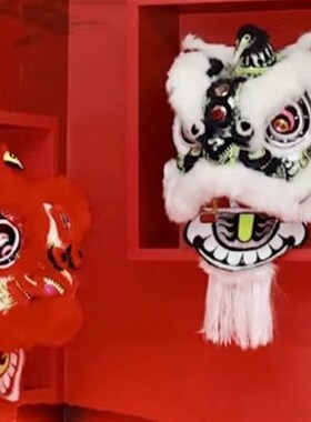 南狮行老夫子醒狮 精品南狮 高档醒狮狮头 符合比赛 南狮器材喜庆
