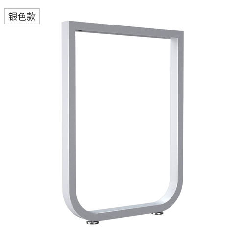 定制桌架单边脚吧台支撑架金属桌脚铁艺桌腿脚架办公桌子书桌支架 - 图1