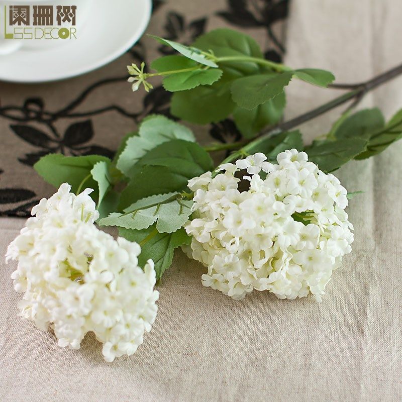 阑珊树-装饰花艺/仿真花/绢花/餐桌花/假花/绣球/紫阳花/小雪球,淘宝优惠券,粉丝福利购,淘宝优惠卷