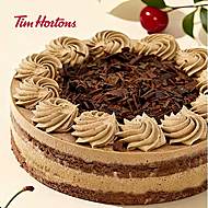 最后一天！TimHortons樱桃巧心冰淇淋蛋糕