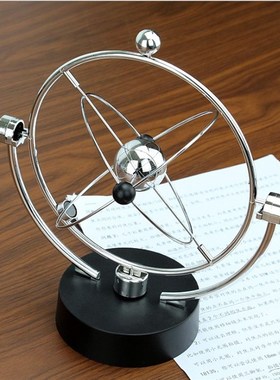 usb电池两用电动摇摆器 天体轨道永动仪地球摇摆摆件益智学生礼品