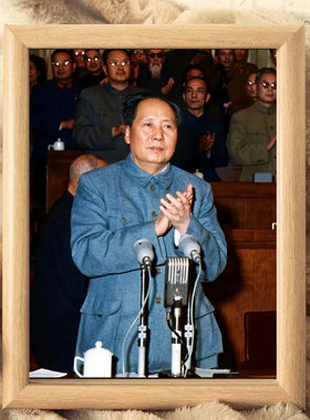 毛主席伟人相框复制影像