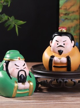 古风三国树脂香插摆件家居桌面装饰线香架工艺品饰品茶道配件礼品