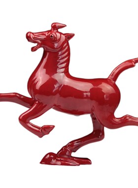 中式马踏飞燕陶瓷马摆件中式客厅玄关电视柜创意家居装饰工艺礼品