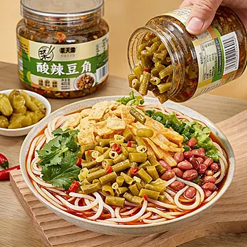 菜天需下饭菜酸辣豆角400g*1瓶[5元优惠券]-寻折猪