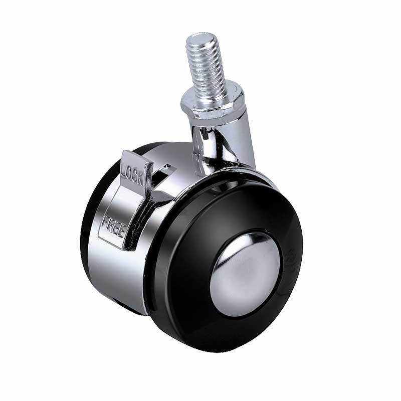 2寸锌合金脚轮家具柜子滑轮电器脚轮滚轮2寸平板万向轮子刹车,淘宝优惠券,粉丝福利购,淘宝优惠卷