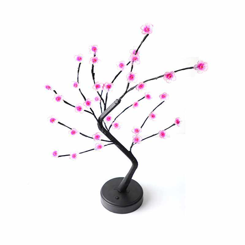 创意台灯usb电池两用梅花铜线星星点点珍珠圣诞树装饰节日台灯led,淘宝优惠券,粉丝福利购,淘宝优惠卷