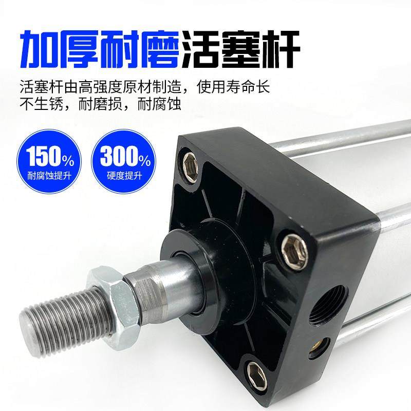 气动SC标准小型气缸32X40X50X63X80X100X125X160*25*175*800*1000 - 图1