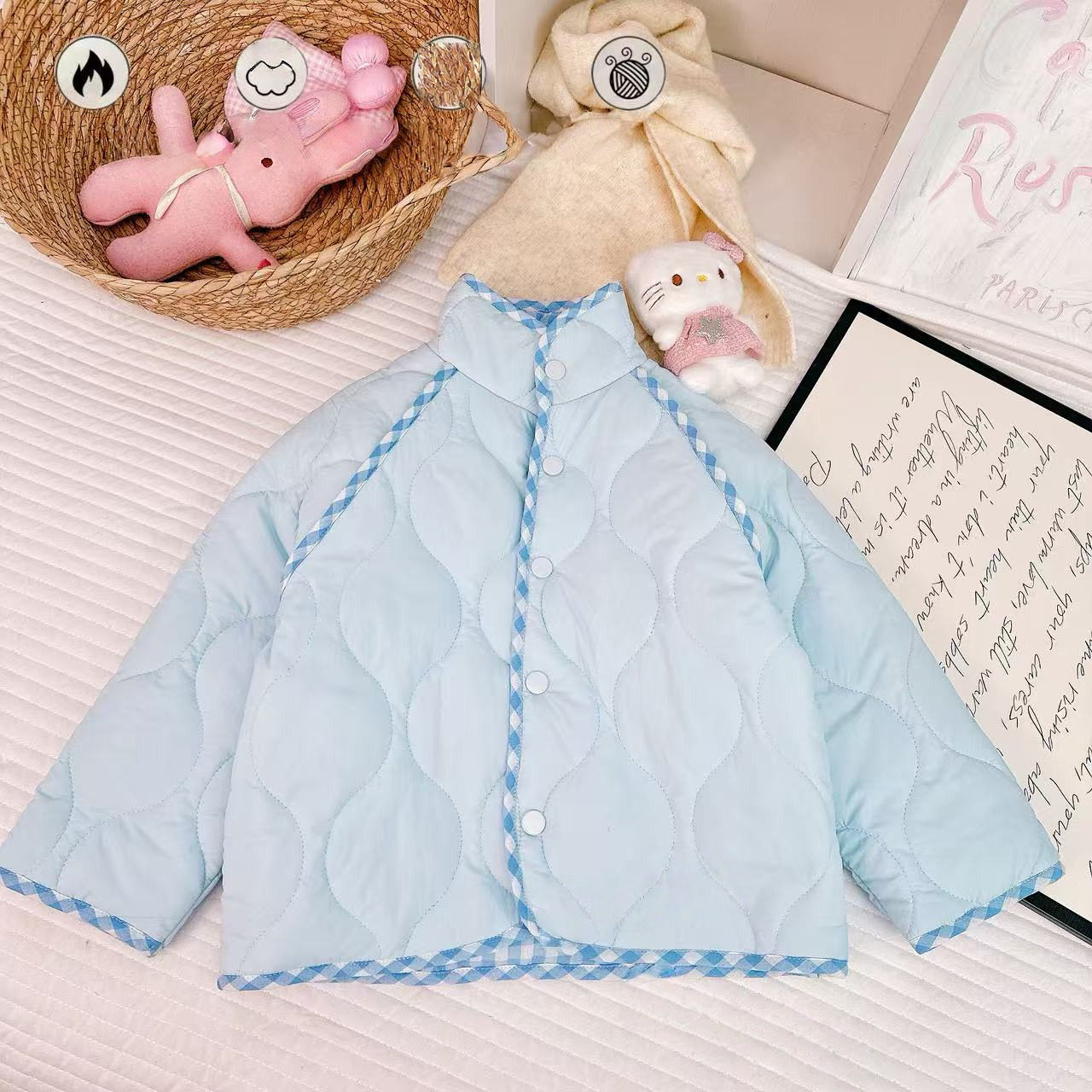 【加厚】儿童秋冬校服神器女童夹棉加厚休闲外套宝宝防风打底棉袄,淘宝优惠券,粉丝福利购,淘宝优惠卷