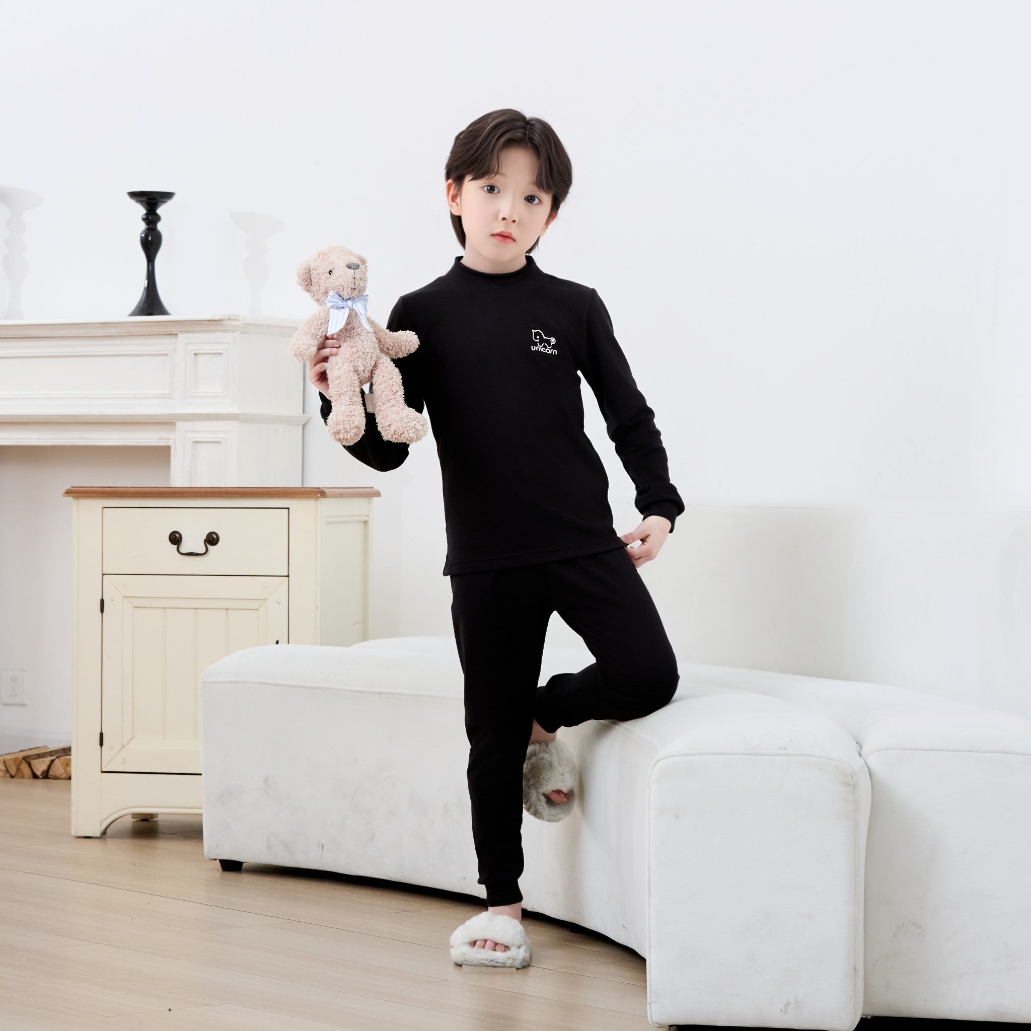 儿童保暖内衣套装中大童秋衣秋裤青少年家居服套装男女童少女睡衣,淘宝优惠券,粉丝福利购,淘宝优惠卷