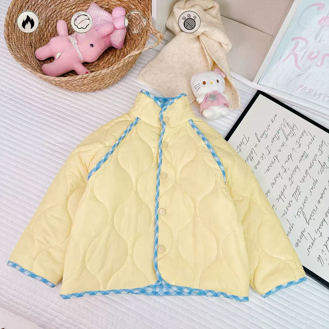 【加厚】儿童秋冬校服神器女童夹棉加厚休闲外套宝宝防风打底棉袄,淘宝优惠券,粉丝福利购,淘宝优惠卷