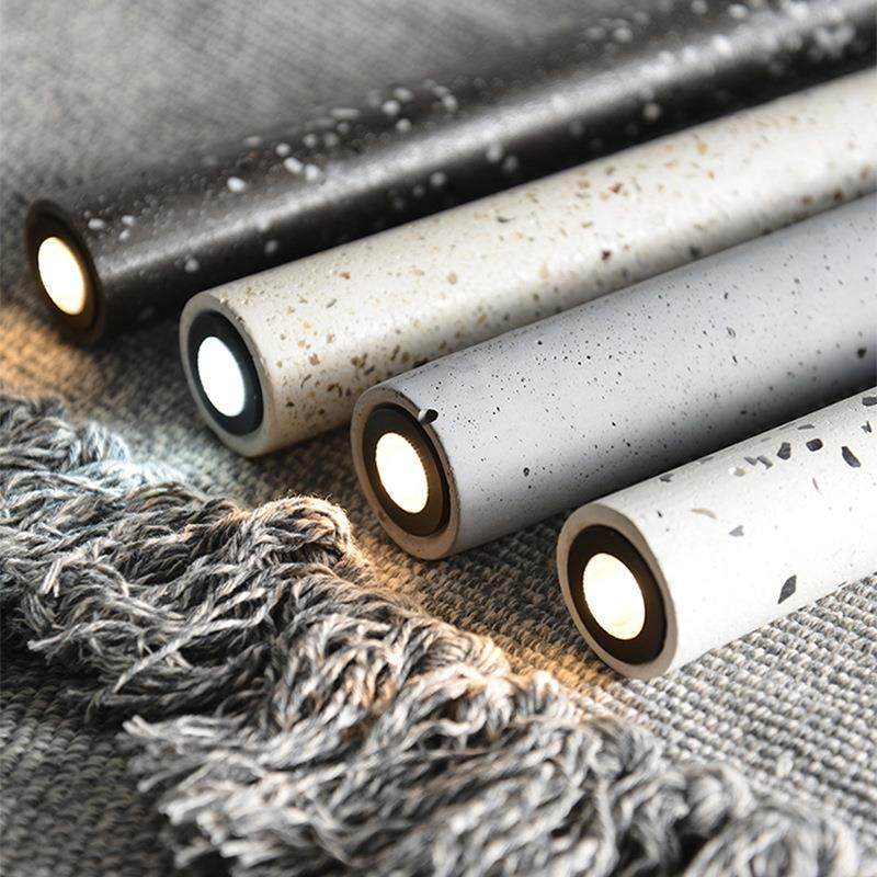 水磨石吧台吊灯水泥极简餐厅卧室床头长条小工业风单头吊线灯北欧,淘宝优惠券,粉丝福利购,淘宝优惠卷