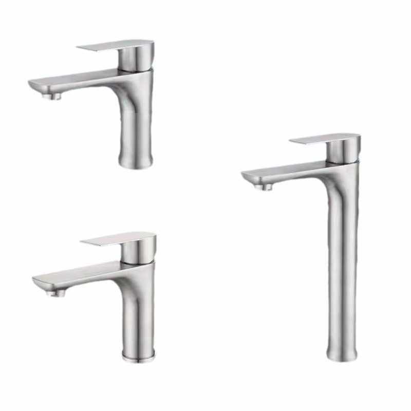 加高水龙头单孔冷热水龙头卫生间洗脸盆台盆龙头不锈钢长平面龙头,淘宝优惠券,粉丝福利购,淘宝优惠卷