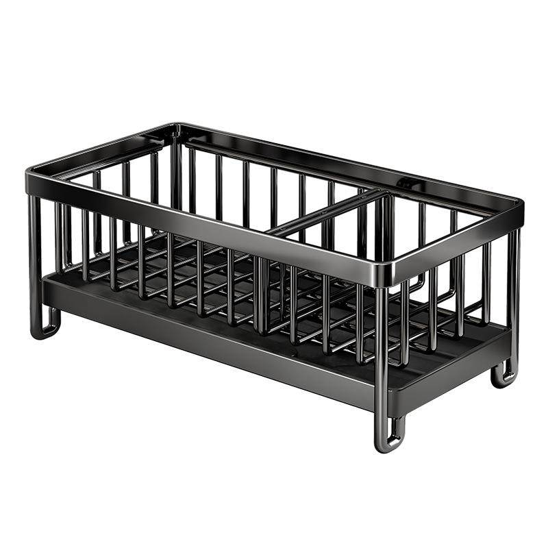 304不锈钢厨房海绵抹布置物架 家用台面洗碗布水槽多功能沥水篮,淘宝优惠券,粉丝福利购,淘宝优惠卷