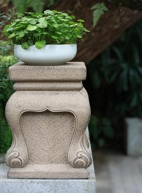 中式园艺护栏花架摆件花园装饰庭院户外石凳阳台长廊园区景观布置