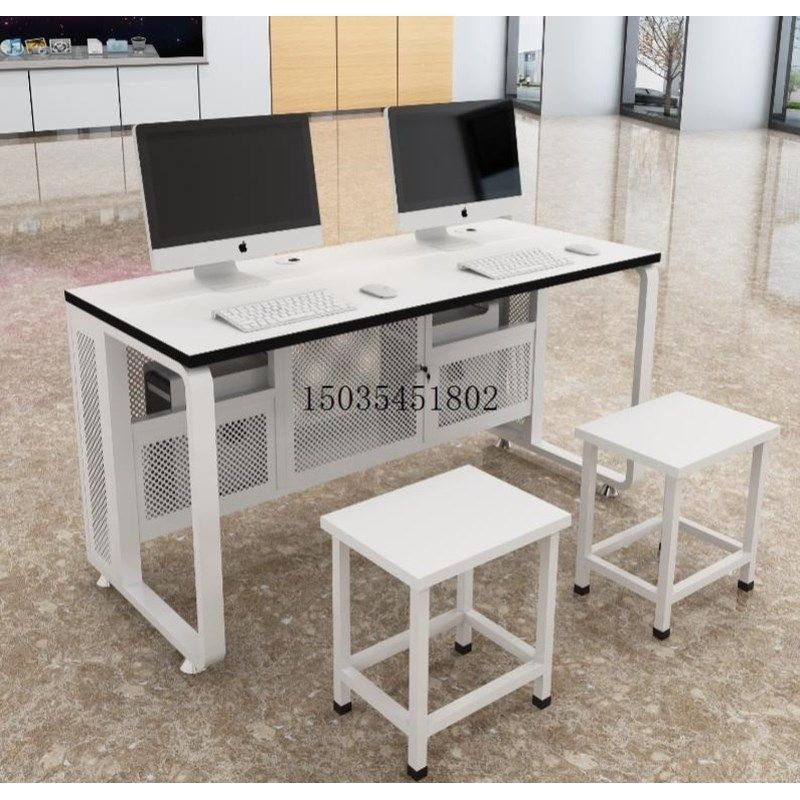 学校机房微机桌教室培训桌双人电脑桌电脑培训班桌凳办公电脑工厂,淘宝优惠券,粉丝福利购,淘宝优惠卷